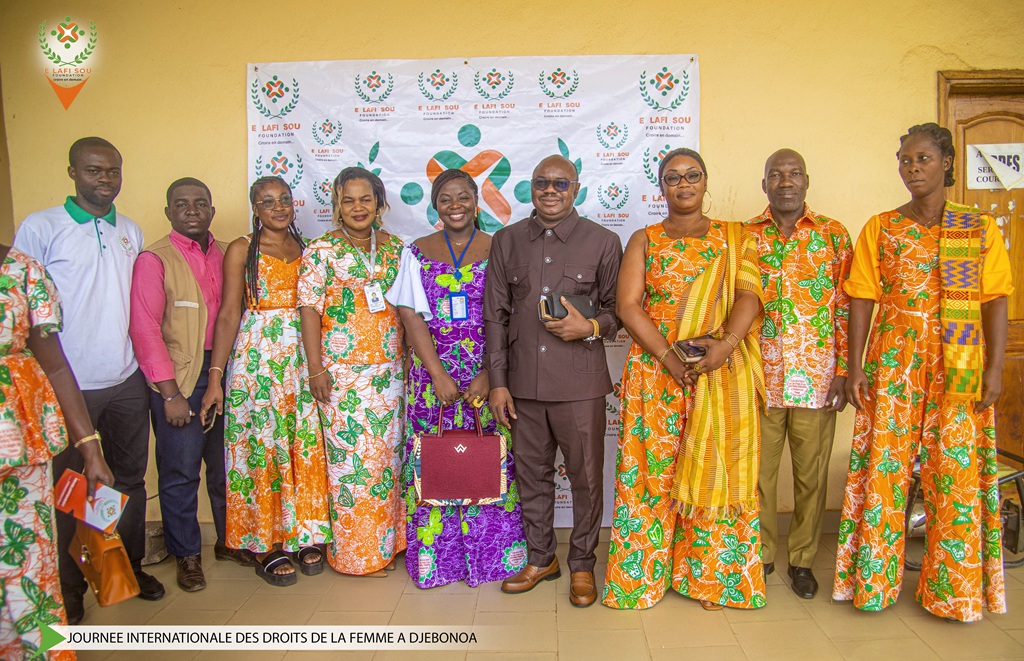 Journée internationale des femmes : la Fondation E LAFI SOU met à l’honneur les femmes leaders des villages de Djébonoua