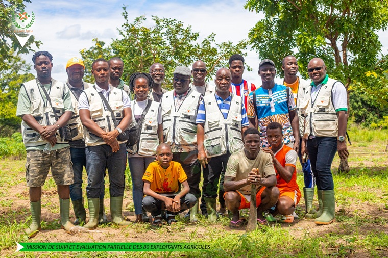Tournée d’évaluation des champs des jeunes formés à la culture maraîchère